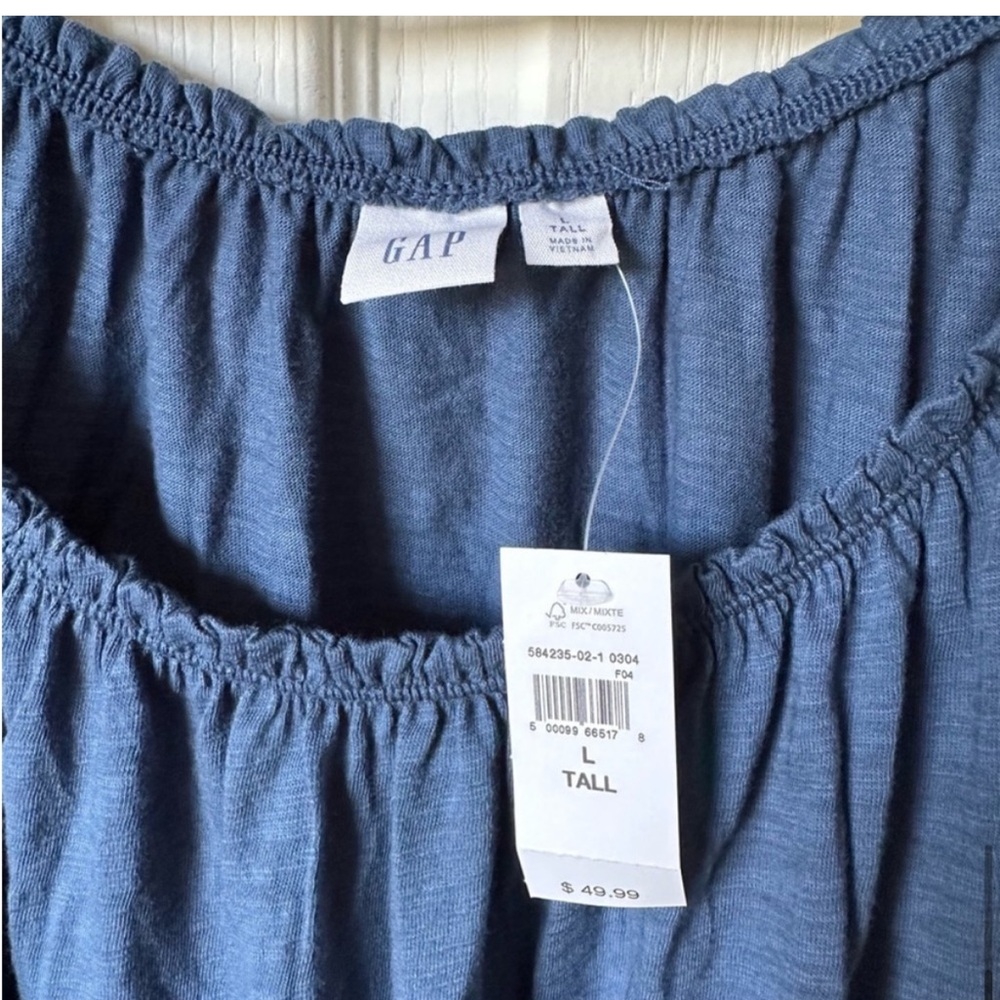 NWT GAP Factory Forever Soft Tiered Mini Dress - Picture 6 of 6